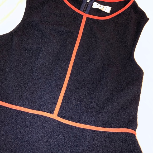 Navy Blue and Pink Dress - Picture 2 of 5